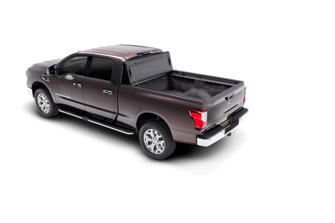 6.58 Ft. Bed Hard Folding Tonneau Cover Matte Finish <br> 16-24 Nissan Titan XD