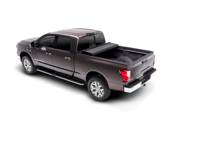 6.58 Ft. Bed Hard Folding Tonneau Cover Matte Finish <br> 16-24 Nissan Titan XD