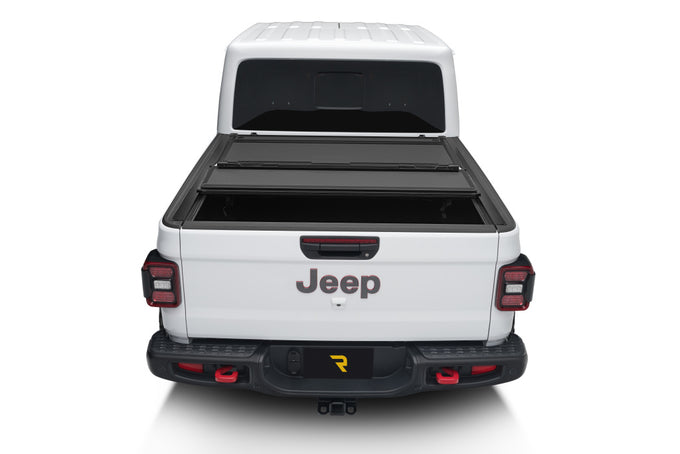 5 Ft. Bed Hard Folding Tonneau Cover Matte Finish <br> 20-25 Jeep Gladiator