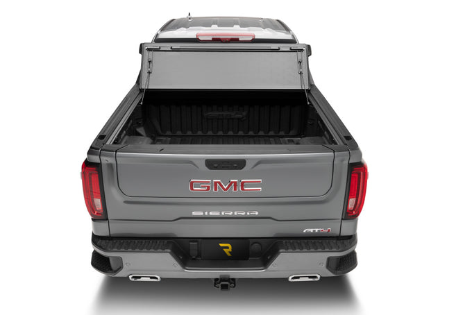6.58 Ft. Bed Hard Folding Tonneau Cover <br> 14-18 Chevy Silverado/GMC Sierra 1500/15-19 2500 HD