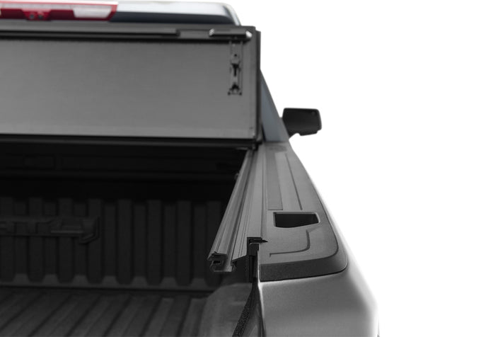 6.58 Ft. Bed Hard Folding Tonneau Cover <br> 14-18 Chevy Silverado/GMC Sierra 1500/15-19 2500 HD