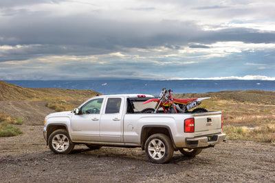 6.58 Ft. Bed Hard Folding Tonneau Cover <br> 14-18 Chevy Silverado/GMC Sierra 1500/15-19 2500 HD