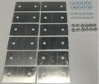 Cargo Management Rail Relocation Brackets <br> 07-21 Toyota Tundra