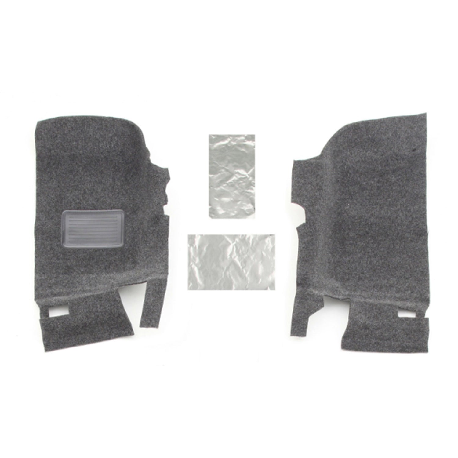 Front 2 Pc Floor Kit <br> 2018-2023 Jeep Wrangler