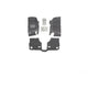 3pc Front Floor Kit <br> 2018-2023 Jeep Wrangler 4-Door