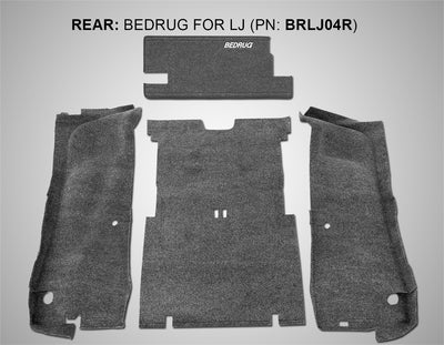 Rear 4pc Cargo Kit <br> 2004-2006 Jeep Wrangler Unlimited
