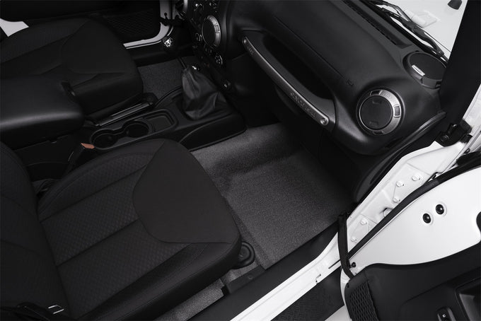 Front 3pc BedTred Floor Kit <br> 2007-2010 Jeep Wrangler 2-Door