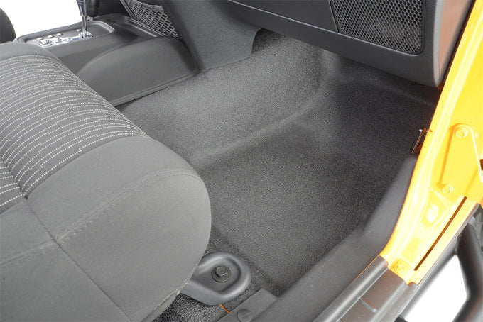 Front 4pc BedTred Floor Kit Incl Heat Shields <br> 2007-2016 Jeep Wrangler Unlimited 4-Door