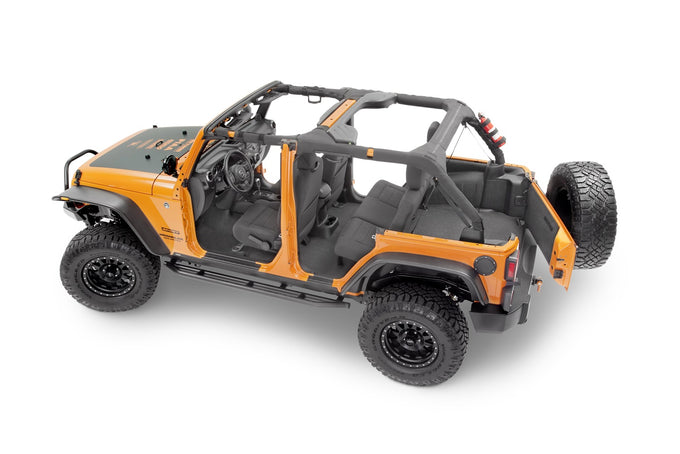 Front 4pc BedTred Floor Kit Incl Heat Shields <br> 2007-2016 Jeep Wrangler Unlimited 4-Door
