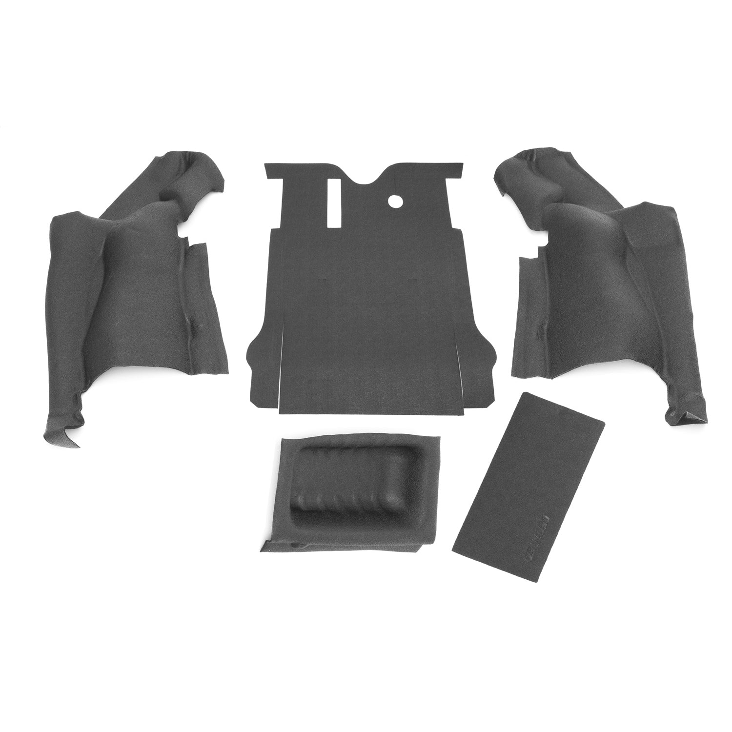Rear 5pc BedTred Cargo Kit <br> 2007-2010 Jeep Wrangler 2-Door