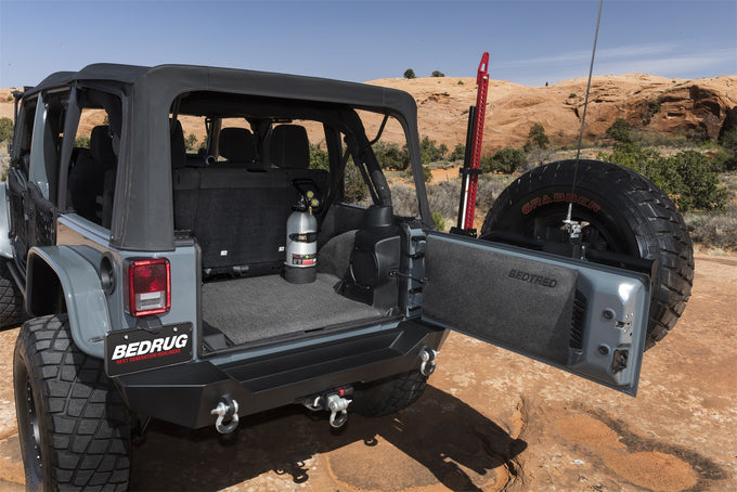 Rear 5pc BedTred Cargo Kit <br> 2007-2010 Jeep Wrangler 4-Door Unlimited