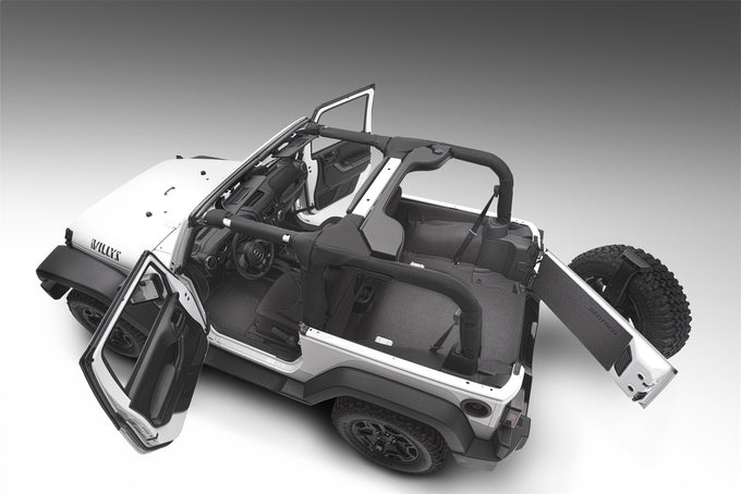 Rear 5pc BedTred Cargo Kit <br> 2011-2016 Jeep Wrangler 2-Door