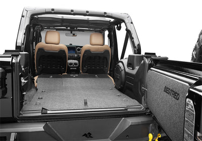 4pc Rear Cargo Kit w/o Gap Hider <br> 2018-2023 Jeep Wrangler 4-Door
