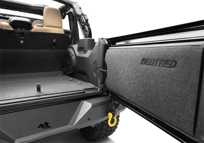 4pc Rear Cargo Kit w/o Gap Hider <br> 2018-2023 Jeep Wrangler 4-Door