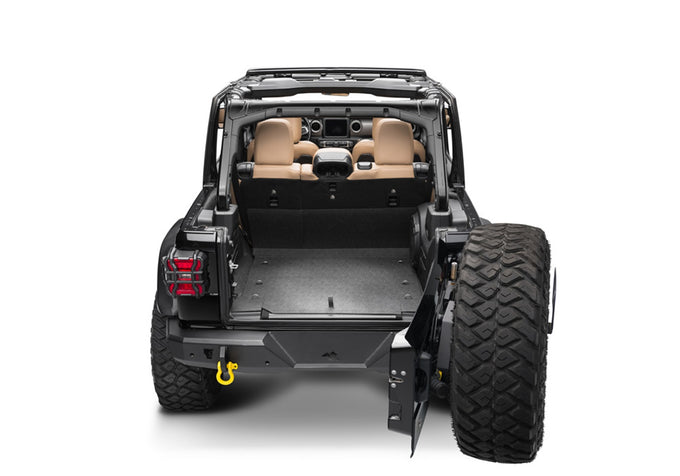 4pc Rear Cargo Kit w/o Gap Hider <br> 2018-2023 Jeep Wrangler 4-Door