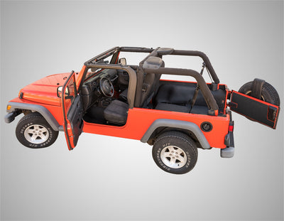 Rear 4pc BedTred Cargo Kit <br> 2004-2006 Jeep Wrangler Unlimited
