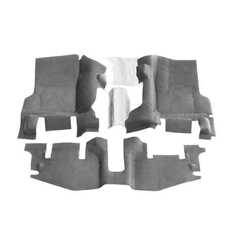 Front 3pc BedTred Floor Kit w/o Center Console <br> 1997-2006 Jeep TJ