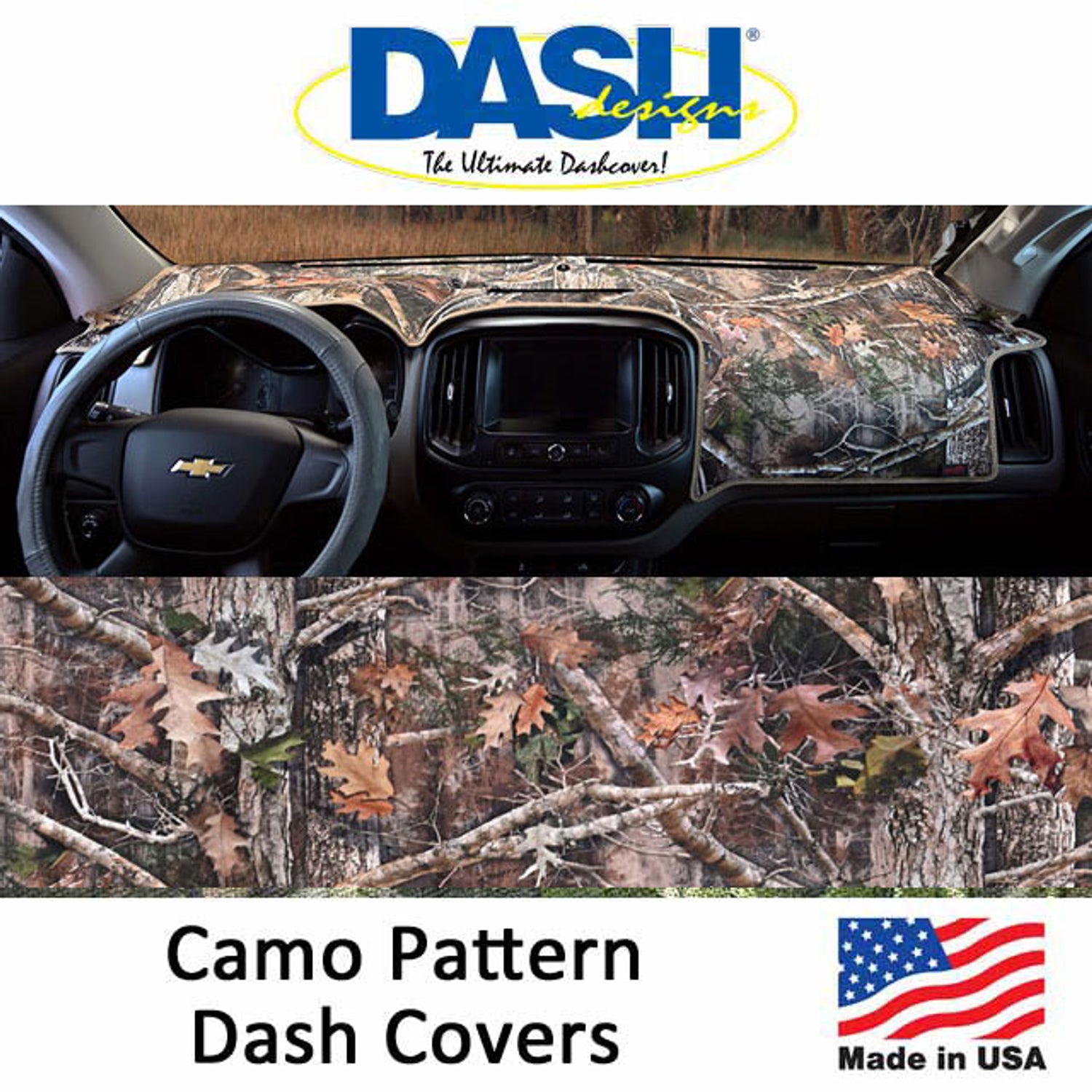Dash Designs Camo Dash Cover