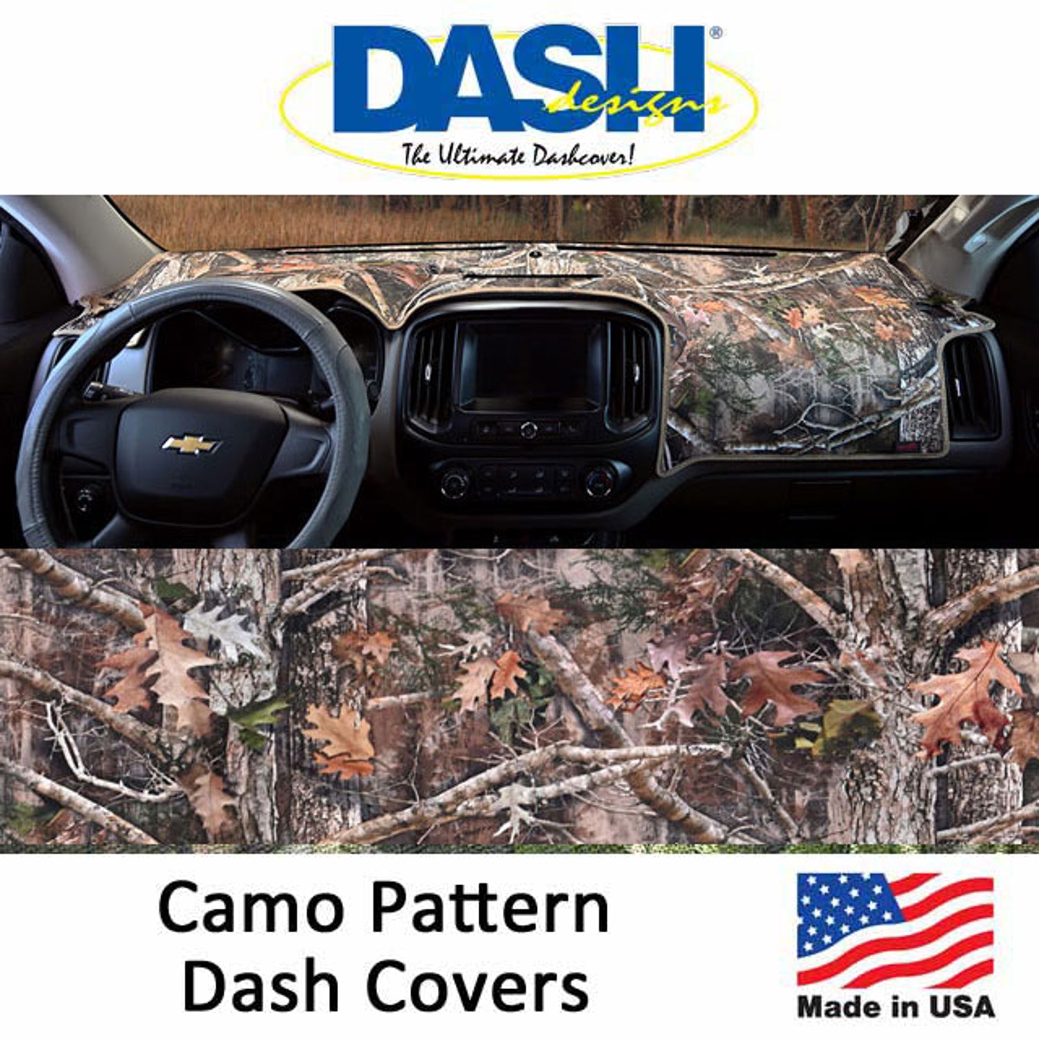 Dash Designs Camo Dash Cover