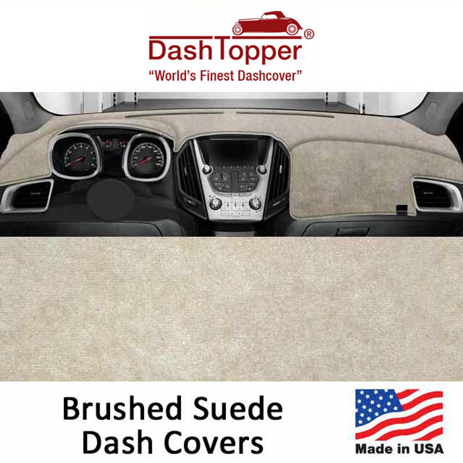 Dash Toppers Brushed Suede Dash Cover
