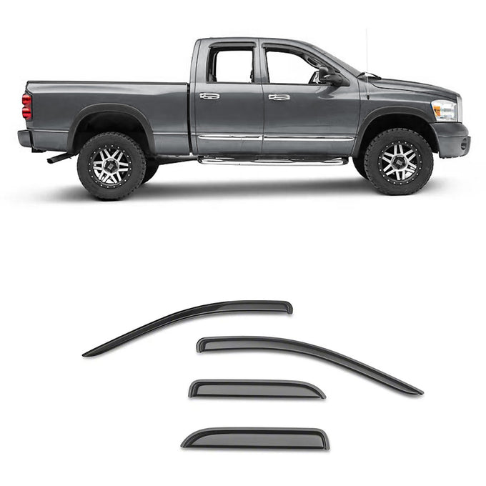 Rain Guards <br> 09-18 Dodge Ram 1500
