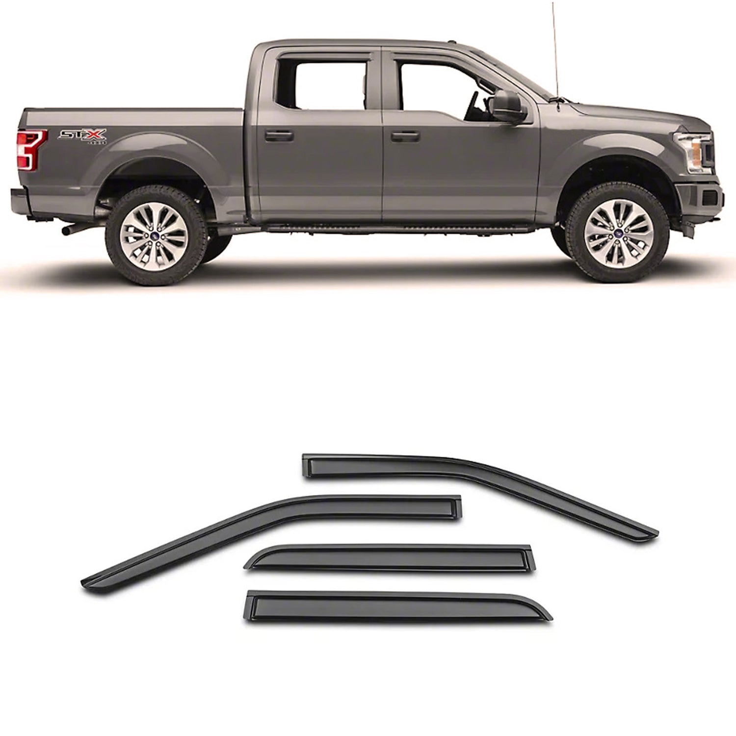 Rain Guards <br> 09-14 Ford F-150