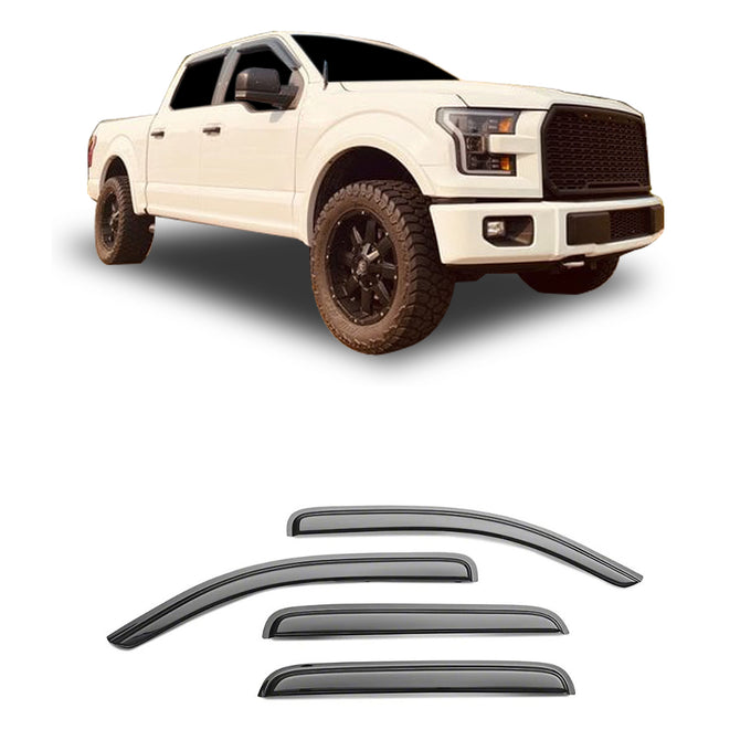 Rain Guards <br> 15-24 Ford F-150, 17-24 Ford F-350 450 550 SD