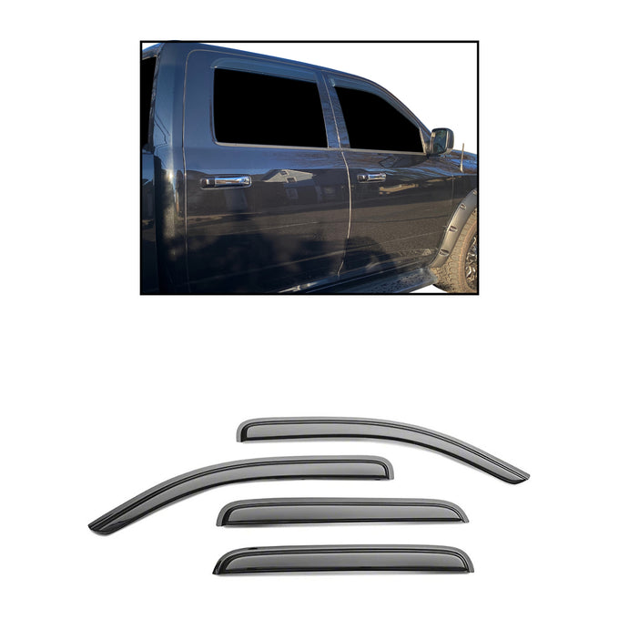 Rain Guards <br> 09-18 Dodge Ram 1500