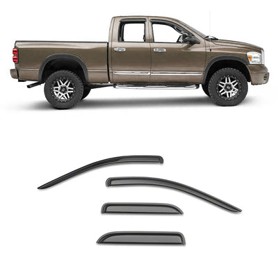 Tape-on Wind Deflectors <br> 03-09 Dodge Ram 1500 2500 3500