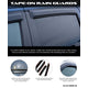 Tape-on Wind Deflectors <br> 12-19 Nissan Versa