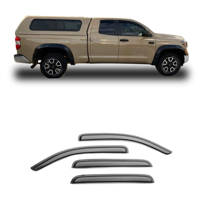 Tape-on Wind Deflectors <br> 07-21 Toyota Tundra