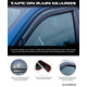 Tape-on Wind Deflectors <br> 19-24 Mercedes-Benz Sprinter 1500 2500 3500