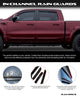 Rain Guards <br> 16-23 Toyota Tacoma