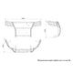 Black Powder Coat Grille Guard <br> 19-25 Mercedes-Benz Sprinter 1500 2300 3500
