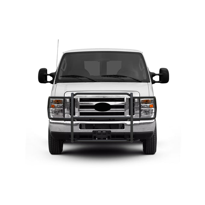 Black Powder Coat Grille Guard <br> 15-25 Ford E-350 E-450 Super Duty