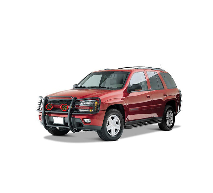Black Powder Coat Grille Guard Kit <br> 02-09 Chevrolet Trailblazer