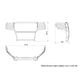 Modular Design Black Powder Coat Grille Guard <br> 19-21 GMC Sierra 1500