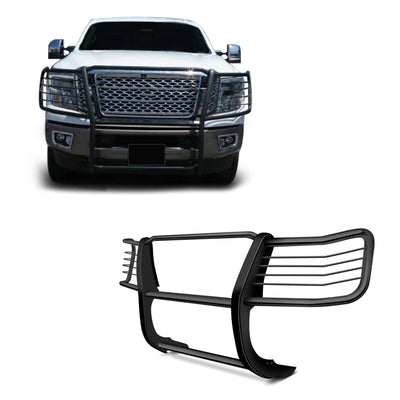 Black Powder Coat Grille Guard <br> 17-24 Nissan Titan