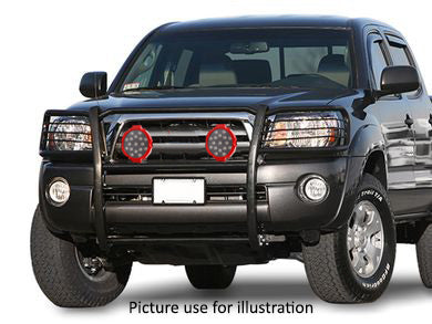 Black Powder Coat Grille Guard Kit <br> 01-04 Toyota Tacoma
