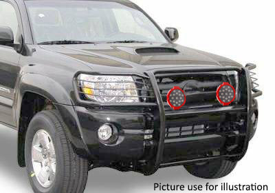 Black Powder Coat Grille Guard Kit <br> 01-04 Toyota Tacoma