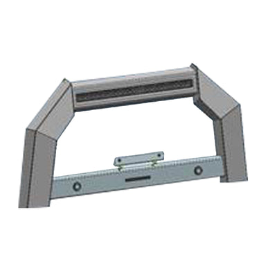 Armour Matte Black Bull Bar without LED Lights <br> 19-24 Ram 1500 Classic, 11-18 Ram 1500