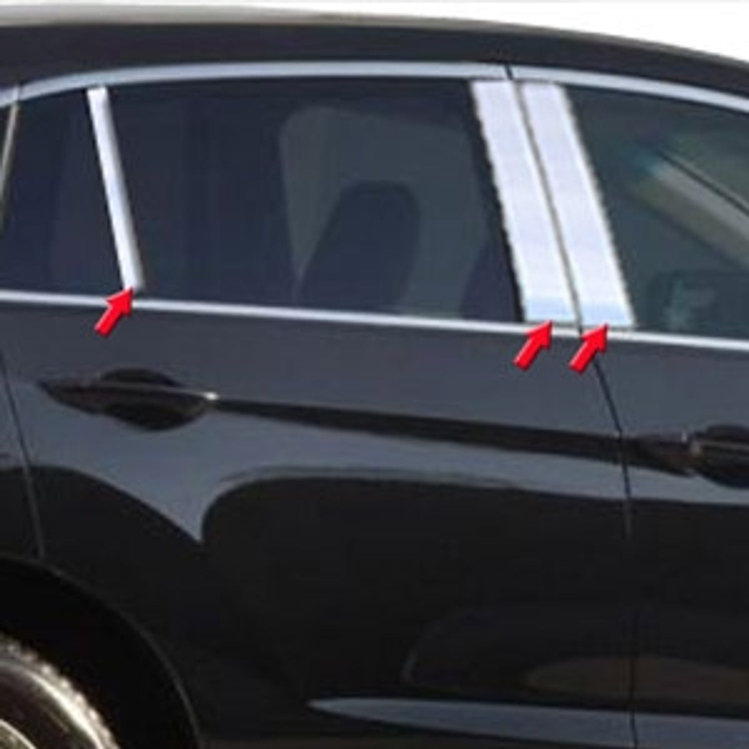 Pillar Post Trims <br> 14-16 Acura RLX