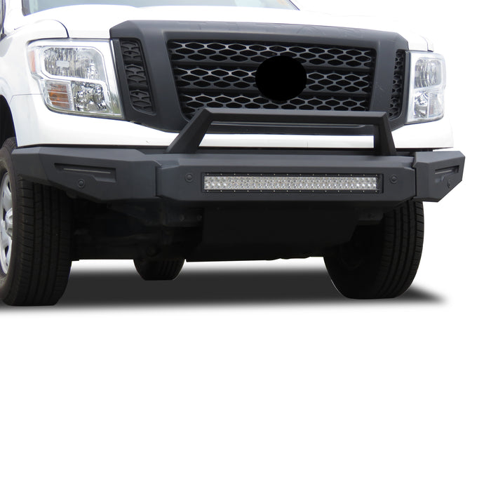 Armour II Heavy Duty Modular Front Bumper <br> 16-24 Nissan Titan XD