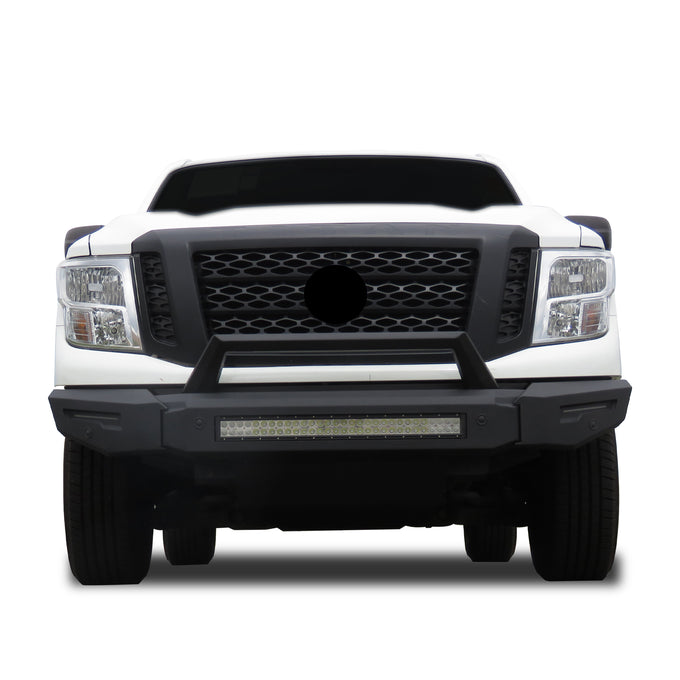 Armour II Heavy Duty Modular Front Bumper <br> 16-24 Nissan Titan XD