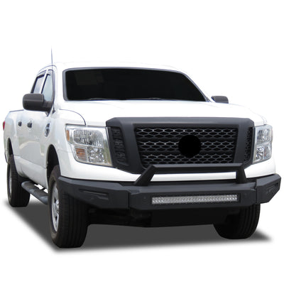 Armour II Heavy Duty Modular Front Bumper <br> 16-24 Nissan Titan XD
