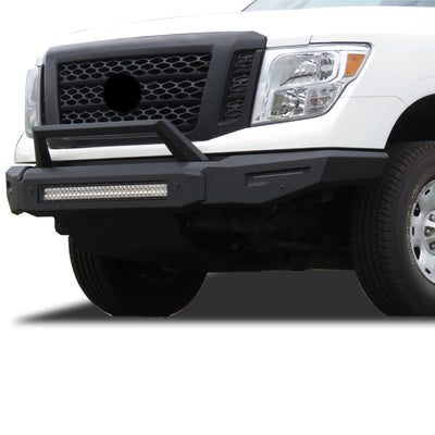 Armour II Heavy Duty Modular Front Bumper <br> 16-24 Nissan Titan XD