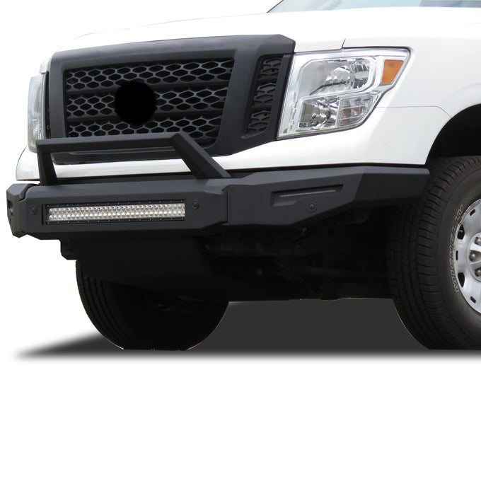 Armour II Heavy Duty Modular Front Bumper <br> 16-24 Nissan Titan XD