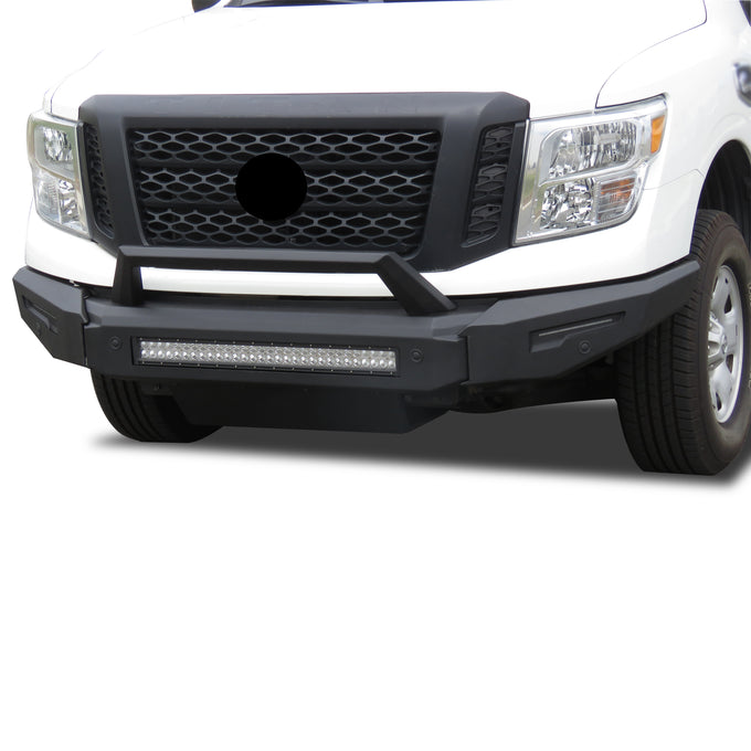 Armour II Heavy Duty Modular Front Bumper <br> 16-24 Nissan Titan XD