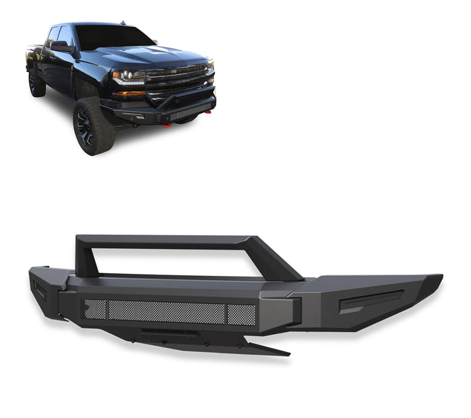 Armour II Heavy Duty Modular Front Bumper <br> 16-18 Chevrolet Silverado 1500