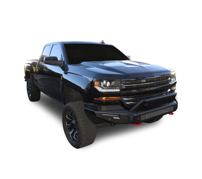 Armour II Heavy Duty Modular Front Bumper <br> 16-18 Chevrolet Silverado 1500